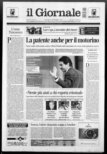 Il giornale : quotidiano del mattino